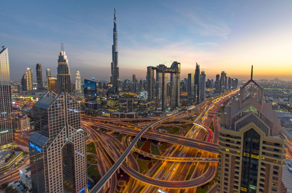 Aerial View Of UAE