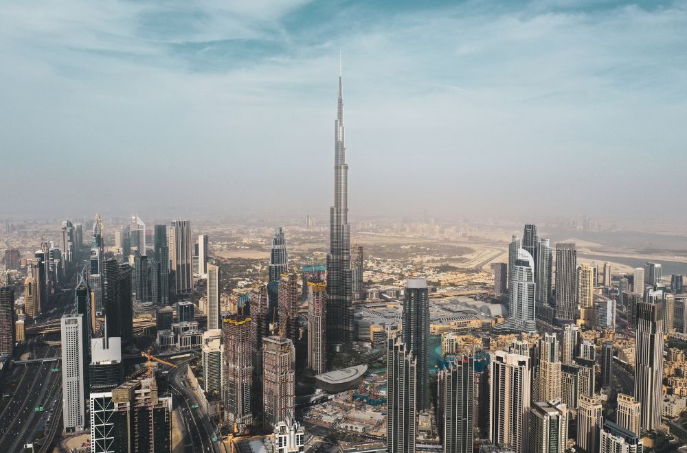 Aerial View Of UAE