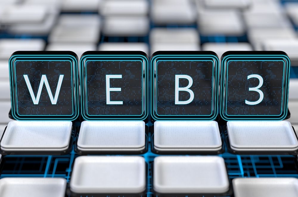 Computer Keys Spelling &quot;Web3&quot;