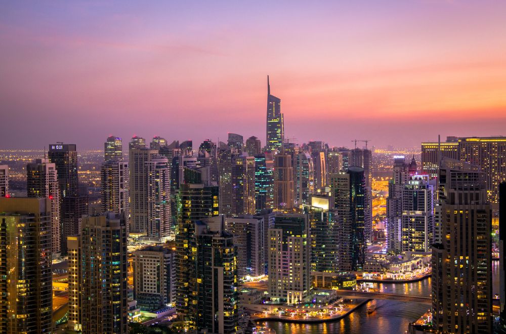 Aerial View Of UAE