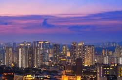 UAE Cityscape At Night