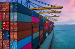 Import Containers On Ocean