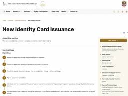 ICP new identity card issuance process steps.