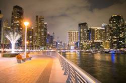 Evening Cityscape Of The UAE