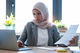 UAE VAT registration and financial documents.