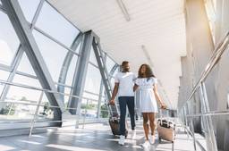 Couple At Airport