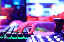 Gaming Keyboard And Hand