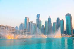 UAE Buildings With Blue Filter
